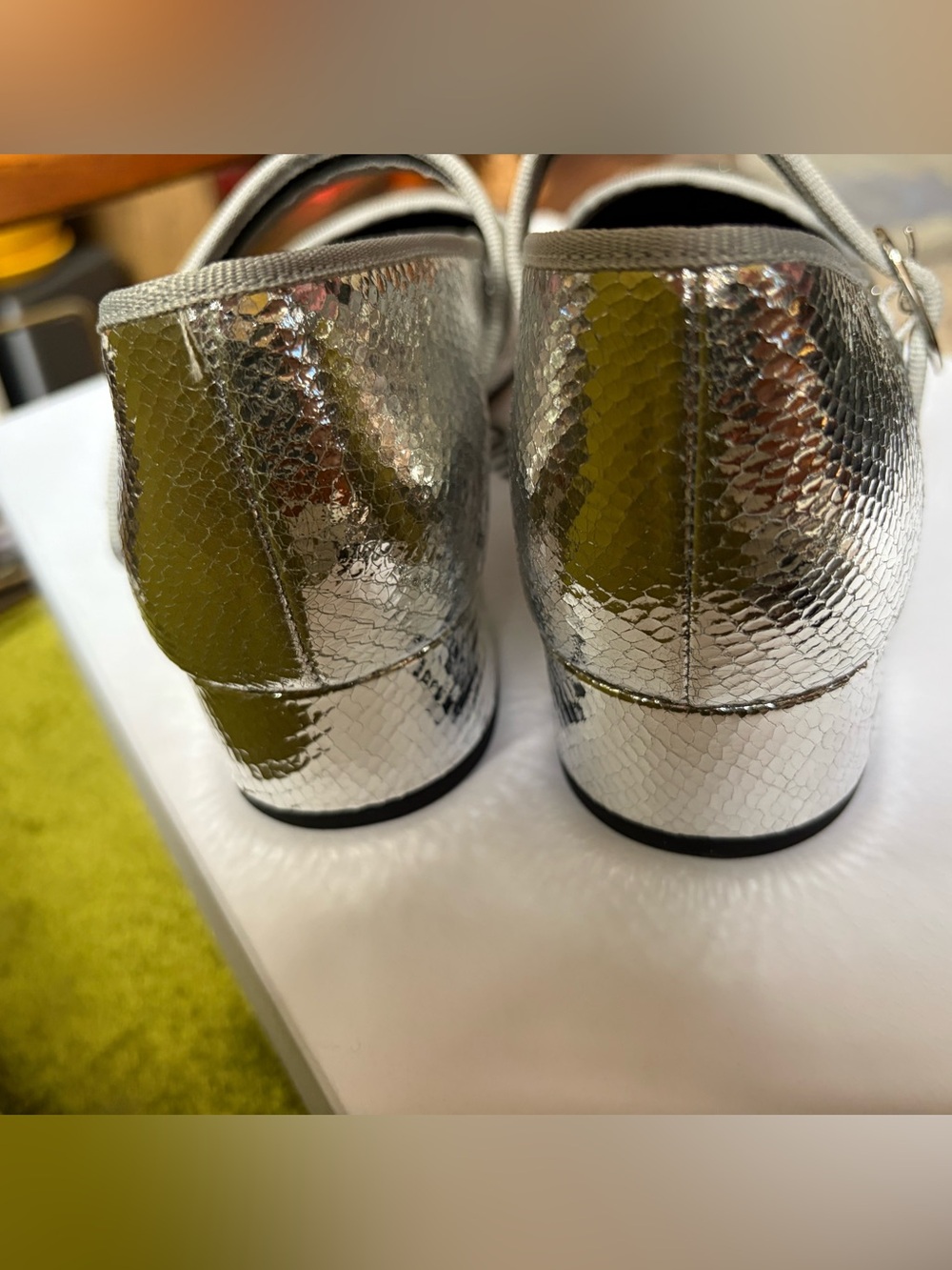 Veronica Beard - Silver Mary Jane Pumps - NWT (box and shoe bag included) - Picture 4 of 4